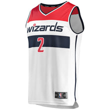 Load image into Gallery viewer, 02- Men's Fanatics Branded John Wall White Washington Wizards Fast Break Jersey - Association Edition -White