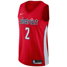 Load image into Gallery viewer, 02 - Men's Nike John Wall Red Washington Wizards 2018/19 Swingman Jersey – Earned Edition - Red