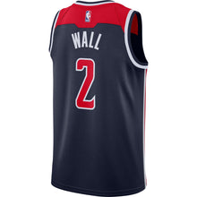 Load image into Gallery viewer, 02 - Men's Nike John Wall Navy Washington Wizards Swingman Jersey - Statement Edition- Navy
