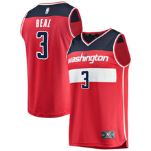 Load image into Gallery viewer, 03 - Bradley Beal Washington Wizards Fanatics Branded Youth Fast Break Replica Player Jersey- Icon Edition - Red