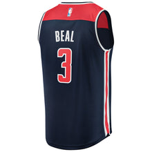 Load image into Gallery viewer, 03 - Youth Fanatics Branded Bradley Beal Navy Washington Wizards Fast Break Replica Jersey - Statement Edition- Navy