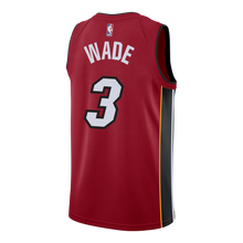 Load image into Gallery viewer, 03 - Dwyane Wade Nike Miami Heat Statement Red Swingman Jersey - Red