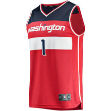 Load image into Gallery viewer, 01 - Men's Fanatics Branded Chris McCullough Red Washington Wizards Fast Break Replica Team Color Player Jersey - Icon Edition - Red