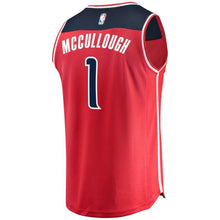 Load image into Gallery viewer, 01 - Men's Fanatics Branded Chris McCullough Red Washington Wizards Fast Break Replica Team Color Player Jersey - Icon Edition - Red