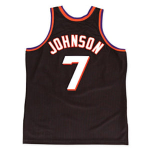 07 - Nba Phoenix Suns Kevin Johnson Hardwood Classic Throwback Home Jersey - Black
