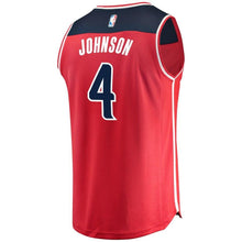 Load image into Gallery viewer, 04 - Men's Fanatics Branded Wesley Johnson Red Washington Wizards Fast Break Replica Jersey – Icon Edition - Red