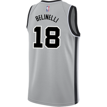 Load image into Gallery viewer, 18 - Belinelli San Antonio Spurs Men's Nike 2018-19 Statement Edition Swingman Personalized Jersey  - Grey