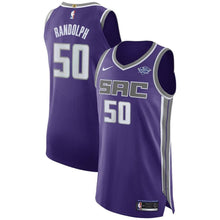 Load image into Gallery viewer, 50 - Men's Nike Zach Randolph Purple Sacramento Kings Authentic Sponsor Patch Jersey – Icon Edition
