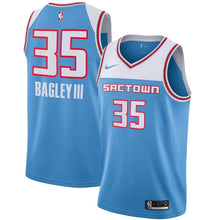 Load image into Gallery viewer, 35 - Men's Nike Marvin Bagley III Blue Sacramento Kings City Edition Swingman Jersey