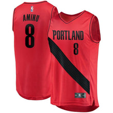 Load image into Gallery viewer, 8 - Al-Farouq Aminu Red Portland Trail Blazers Fast Break Player Jersey - Statement Edition - Red