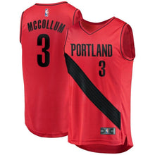 Load image into Gallery viewer, 3 - C.J. McCollum Portland Trail Blazers Fast Break Player Jersey - Statement Edition - Red
