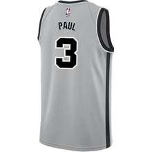 Load image into Gallery viewer, 3 - Paul San Antonio Spurs Men's Nike 2018-19 Statement Edition Swingman Personalized Jersey  - Grey