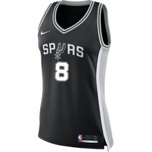 Load image into Gallery viewer, 8 - Mills San Antonio Spurs Women's Nike Custom Personalized Icon Swingman Jersey - Black
