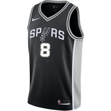 Load image into Gallery viewer, 8 - Mills San Antonio Spurs Men's Nike Custom Personalized Icon Swingman Jersey - Black