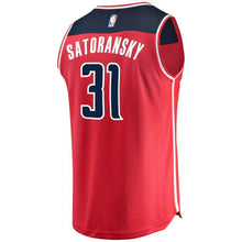 Load image into Gallery viewer, 31 - Men's Fanatics Branded Tomas Satoransky Red Washington Wizards Fast Break Replica Team Color Player Jersey - Icon Edition - Red