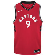 Load image into Gallery viewer, 09 - Raptors Adult Swingman Icon Jersey - Ibaka - Red