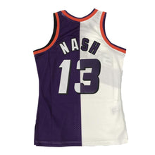 Load image into Gallery viewer, 13 - Nba Phoenix Suns Steve Nash Mitchell &amp; Ness Split Retro Swingman Jersey - White
