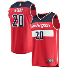 Load image into Gallery viewer, 20 - Youth Fanatics Branded Jodie Meeks Red Washington Wizards Fast Break Player Jersey - Icon Edition - Red