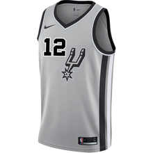 Load image into Gallery viewer, 12 - Aldridge San Antonio Spurs Men's Nike 2018-19 Statement Edition Swingman Personalized Jersey  - Grey