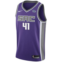 Load image into Gallery viewer, 41 - Men's Nike Kosta Koufos Purple Sacramento Kings Swingman Sponsor Patch Jersey - Icon Edition