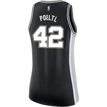 Load image into Gallery viewer, 42 - Poeltl San Antonio Spurs Women's Nike Custom Personalized Icon Swingman Jersey - Black