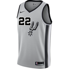 Load image into Gallery viewer, 22 - Gay San Antonio Spurs Men's Nike 2018-19 Statement Edition Swingman Personalized Jersey  - Grey