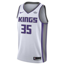 Load image into Gallery viewer, 35 - Men's Nike Marvin Bagley III White Sacramento Kings Swingman Sponsor Patch Jersey - Association Edition