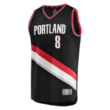 Load image into Gallery viewer, 8 - Al-Farouq Aminu Portland Trail Blazers Fast Break Player Jersey - Icon Edition - Black