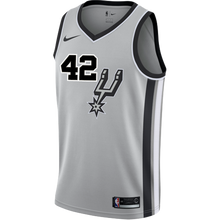 Load image into Gallery viewer, 42 - Poeltl San Antonio Spurs Men's Nike 2018-19 Statement Edition Swingman Personalized Jersey  - Grey