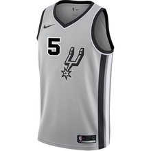 Load image into Gallery viewer, 5 - Murray San Antonio Spurs Men's Nike 2018-19 Statement Edition Swingman Personalized Jersey  - Grey
