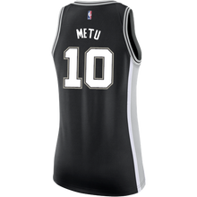 Load image into Gallery viewer, 10 - Metu San Antonio Spurs Women's Nike Custom Personalized Icon Swingman Jersey - Black