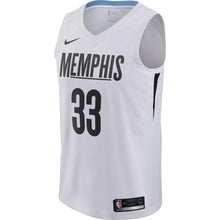 Load image into Gallery viewer, 33 - Men's Nike Marc Gasol Memphis Grizzlies Swingman Jersey - City Edition - White