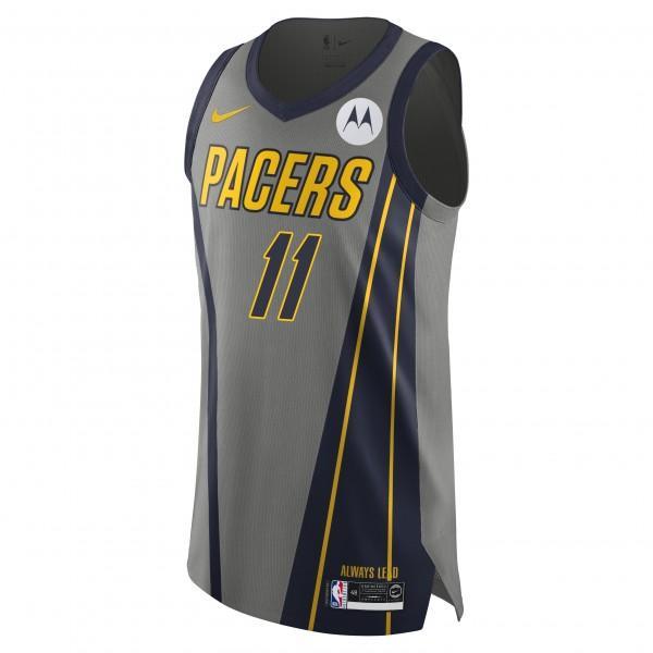 11 - Domantas Sabonis Indiana Pacers 18-19 City Edition Swingman Jersey - Grey