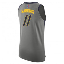 Load image into Gallery viewer, 11 - Domantas Sabonis Indiana Pacers 18-19 City Edition Swingman Jersey - Grey