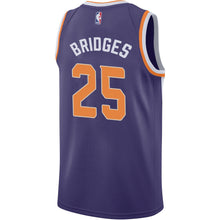 Load image into Gallery viewer, 25 - Nba Phoenix Suns Mikal Bridges Nike Swingman Jersey Icon Edition - Purple