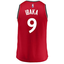 Load image into Gallery viewer, 09 - Raptors Ladies Swingman Icon Jersey - Ibaka - Red