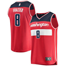 Load image into Gallery viewer, 08 - Men's Fanatics Branded Tim Frazier Red Washington Wizards Fast Break Replica Team Color Player Jersey - Icon Edition - Red