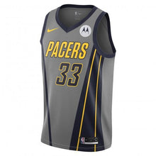 Load image into Gallery viewer, 33 - Myles Turner Indiana Pacers 18-19 City Edition Authentic Jersey - Grey