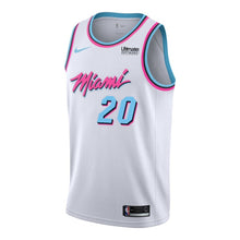 Load image into Gallery viewer, 20 - Justise Winslow Nike Miami Heat Vice Uniform City Edition Swingman Jersey - White