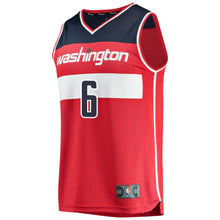 Load image into Gallery viewer, 06 - Youth Fanatics Branded Troy Brown Red Washington Wizards 2018 NBA Draft First Round Pick Fast Break Replica Jersey – Icon Edition - Red