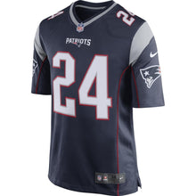 Load image into Gallery viewer, Nike Stephon Gilmore #24 Game Jersey-Navy