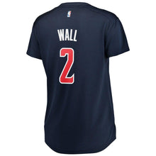 Load image into Gallery viewer, 02 - Women's Fanatics Branded John Wall Navy Washington Wizards Fast Break Replica Statement Edition Jersey - Navy