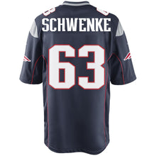 Load image into Gallery viewer, Nike Brian Schwenke #63 Game Jersey-Navy