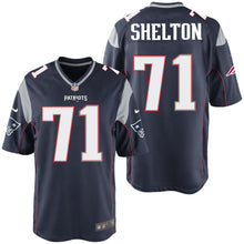 Load image into Gallery viewer, Nike Danny Shelton #71 Game Jersey-Navy