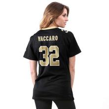 Load image into Gallery viewer, Women' New Orleans Saints Kenny Vaccaro Nike Black Game Jersey