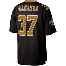 Load image into Gallery viewer, Mens Mitchell &amp; Ness Steve Gleason Black New Orleans Saints Retired Player Vintage Replica Jersey