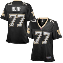 Load image into Gallery viewer, Women' New Orleans Saints Willie Roaf Black Retired Player Jersey