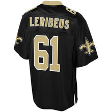 Load image into Gallery viewer, Men' NFL Pro Line Josh LeRibeus Black New Orleans Saints Team Color Player Jersey