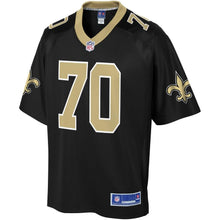 Load image into Gallery viewer, Men' NFL Pro Line Mitchell Loewen Black New Orleans Saints Team Color Player Jersey