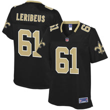 Load image into Gallery viewer, Women' NFL Pro Line Josh LeRibeus Black New Orleans Saints Team Color Player Jersey